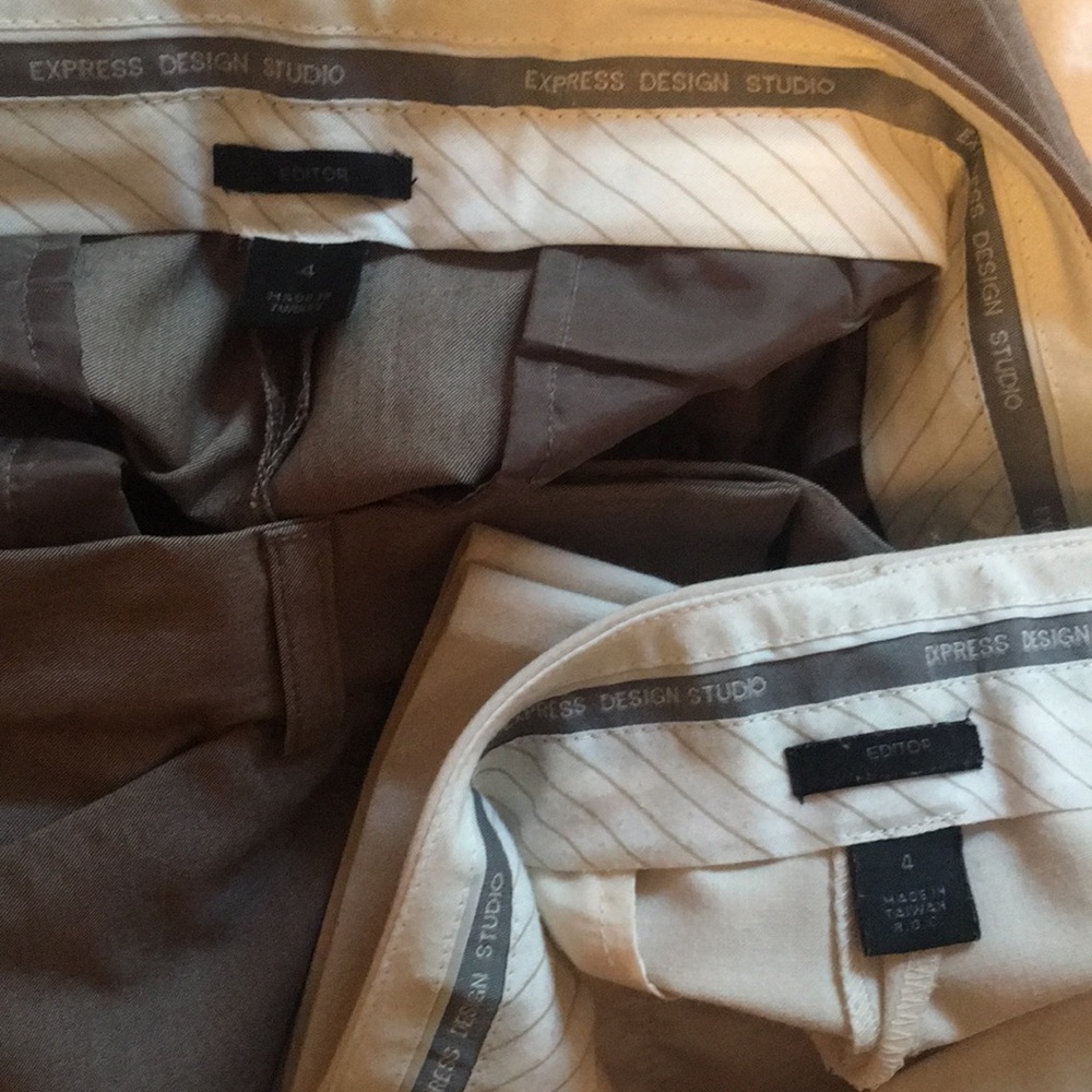 2 Express Editor Pants - Both Size 4 - image 2